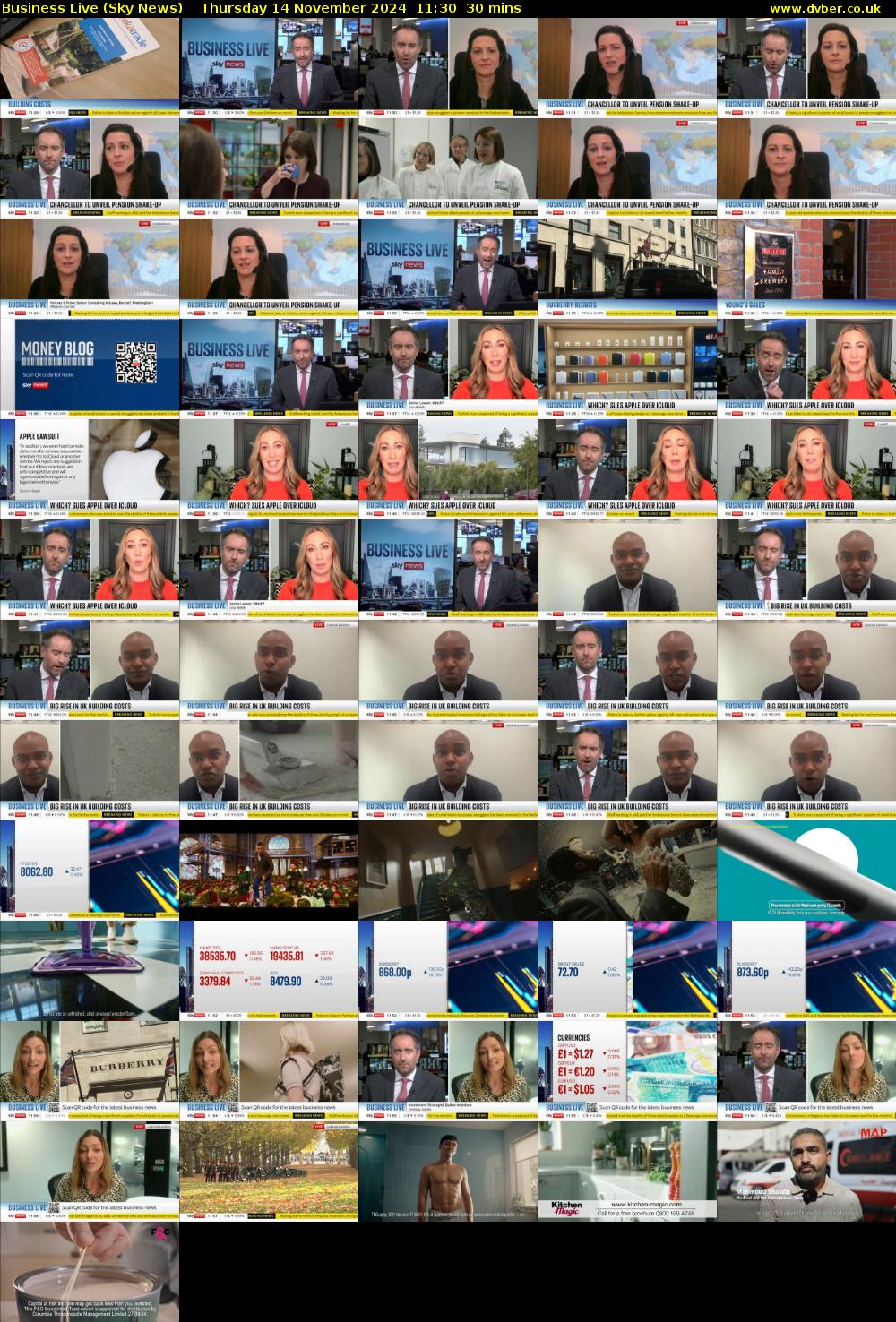 Business Live (Sky News) Thursday 14 November 2024 11:30 - 12:00