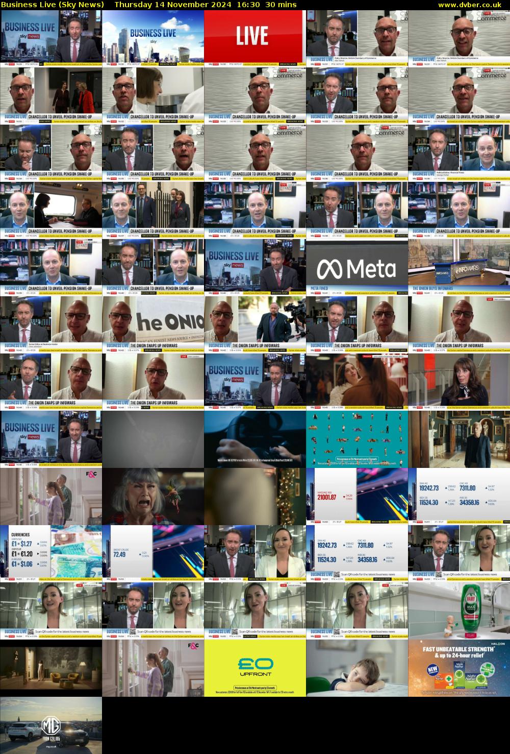 Business Live (Sky News) Thursday 14 November 2024 16:30 - 17:00