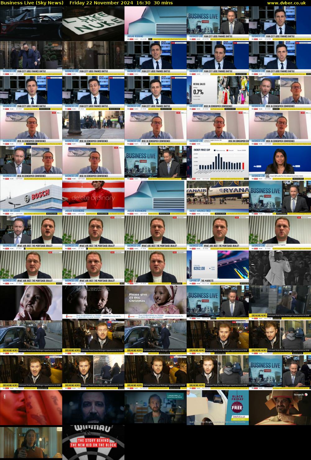 Business Live (Sky News) Friday 22 November 2024 16:30 - 17:00