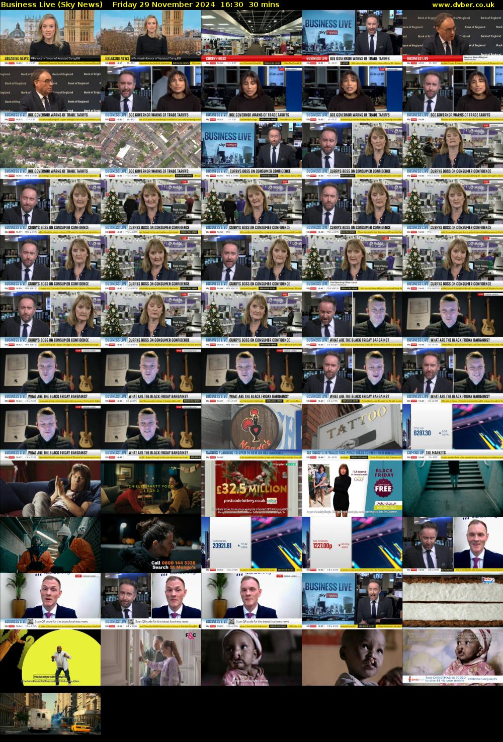 Business Live (Sky News) Friday 29 November 2024 16:30 - 17:00
