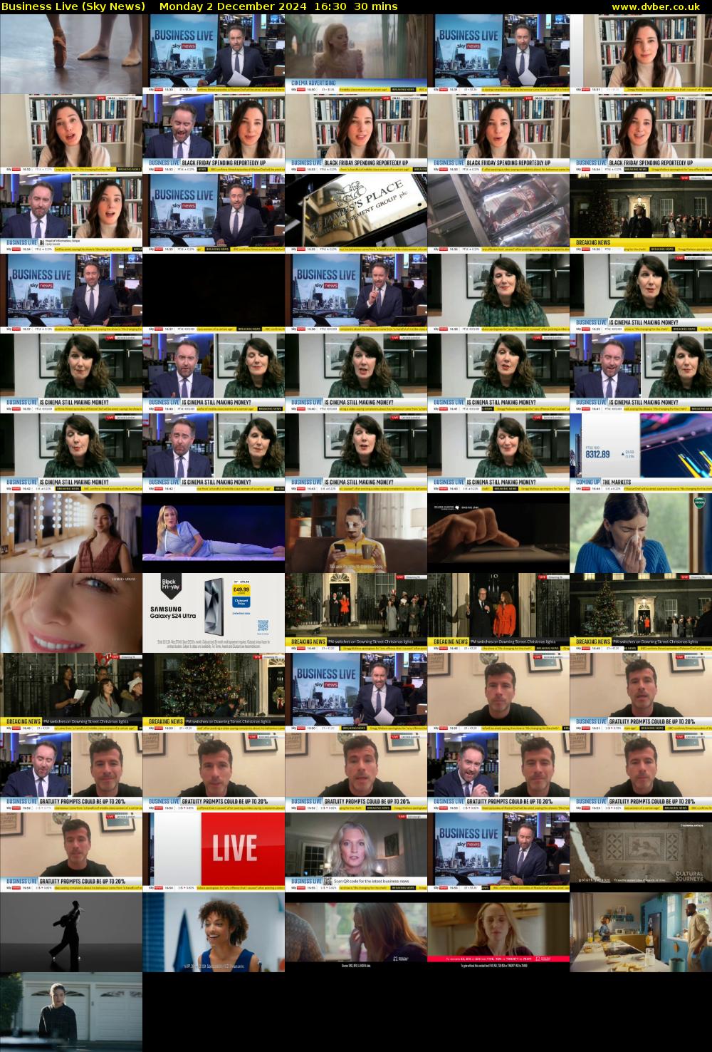 Business Live (Sky News) Monday 2 December 2024 16:30 - 17:00