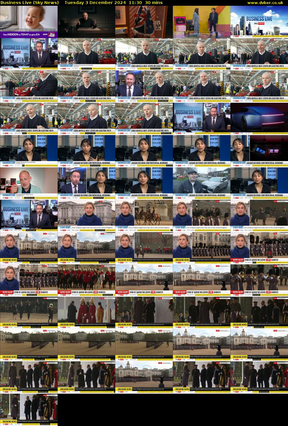 Business Live (Sky News) Tuesday 3 December 2024 11:30 - 12:00