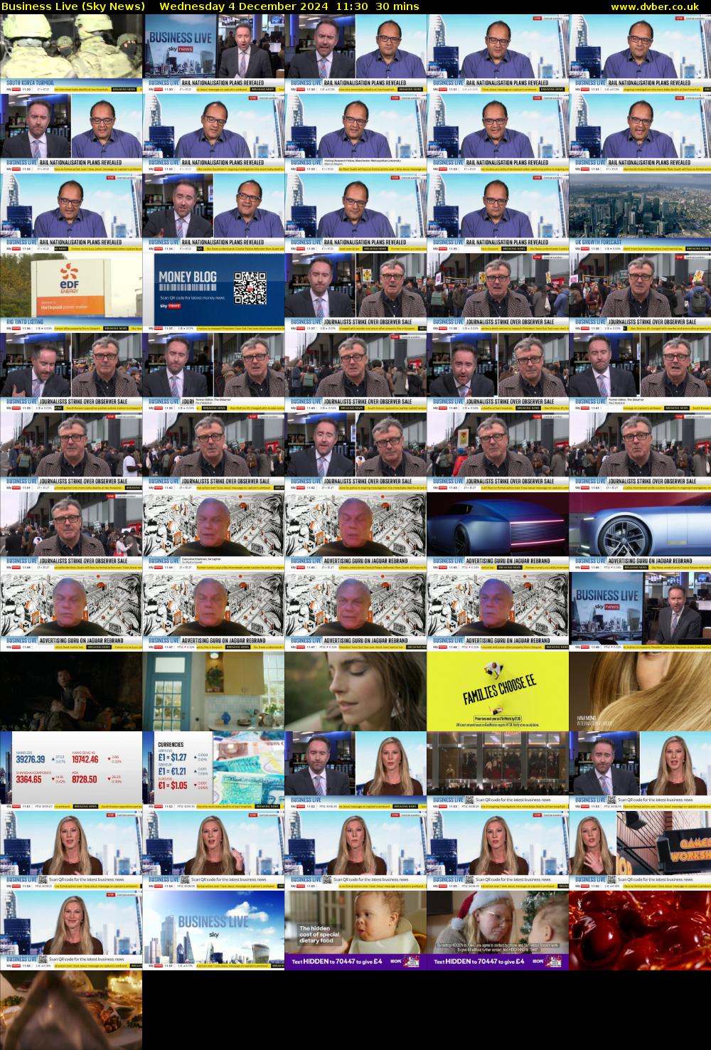 Business Live (Sky News) Wednesday 4 December 2024 11:30 - 12:00