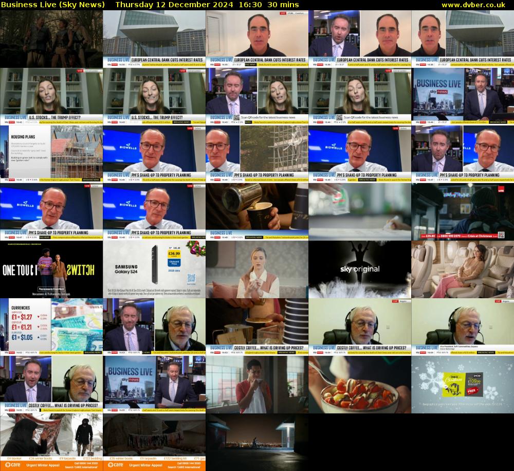 Business Live (Sky News) Thursday 12 December 2024 16:30 - 17:00