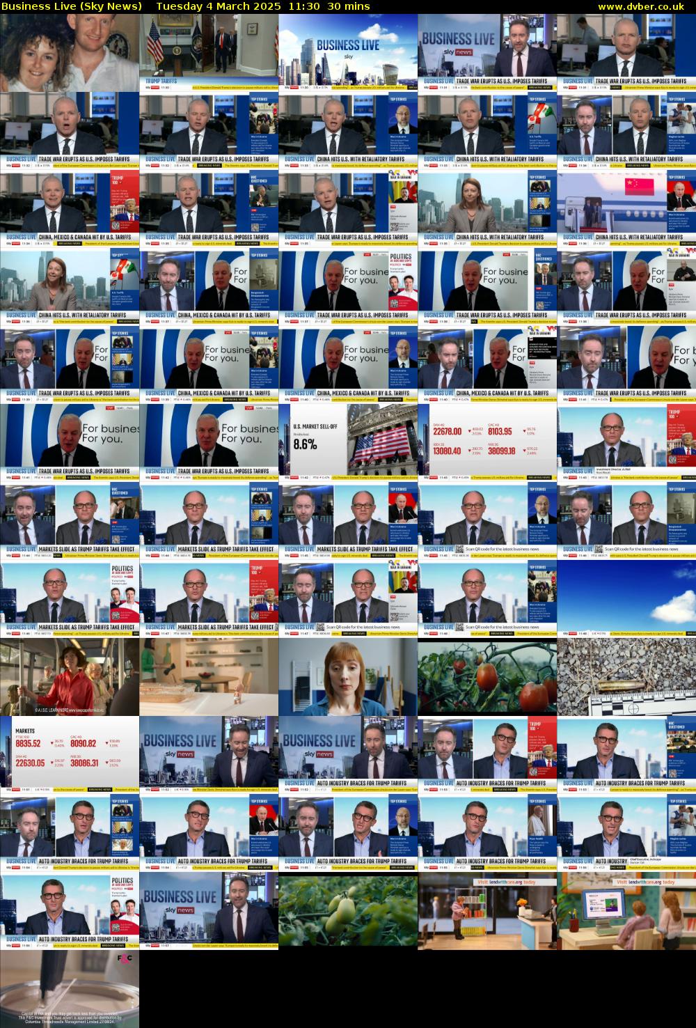 Business Live (Sky News) Tuesday 4 March 2025 11:30 - 12:00