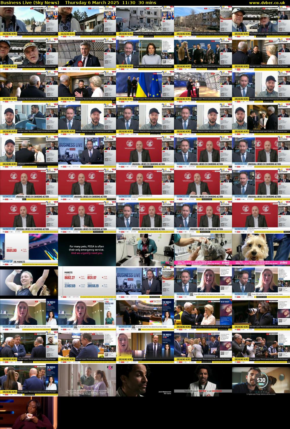 Business Live (Sky News) Thursday 6 March 2025 11:30 - 12:00