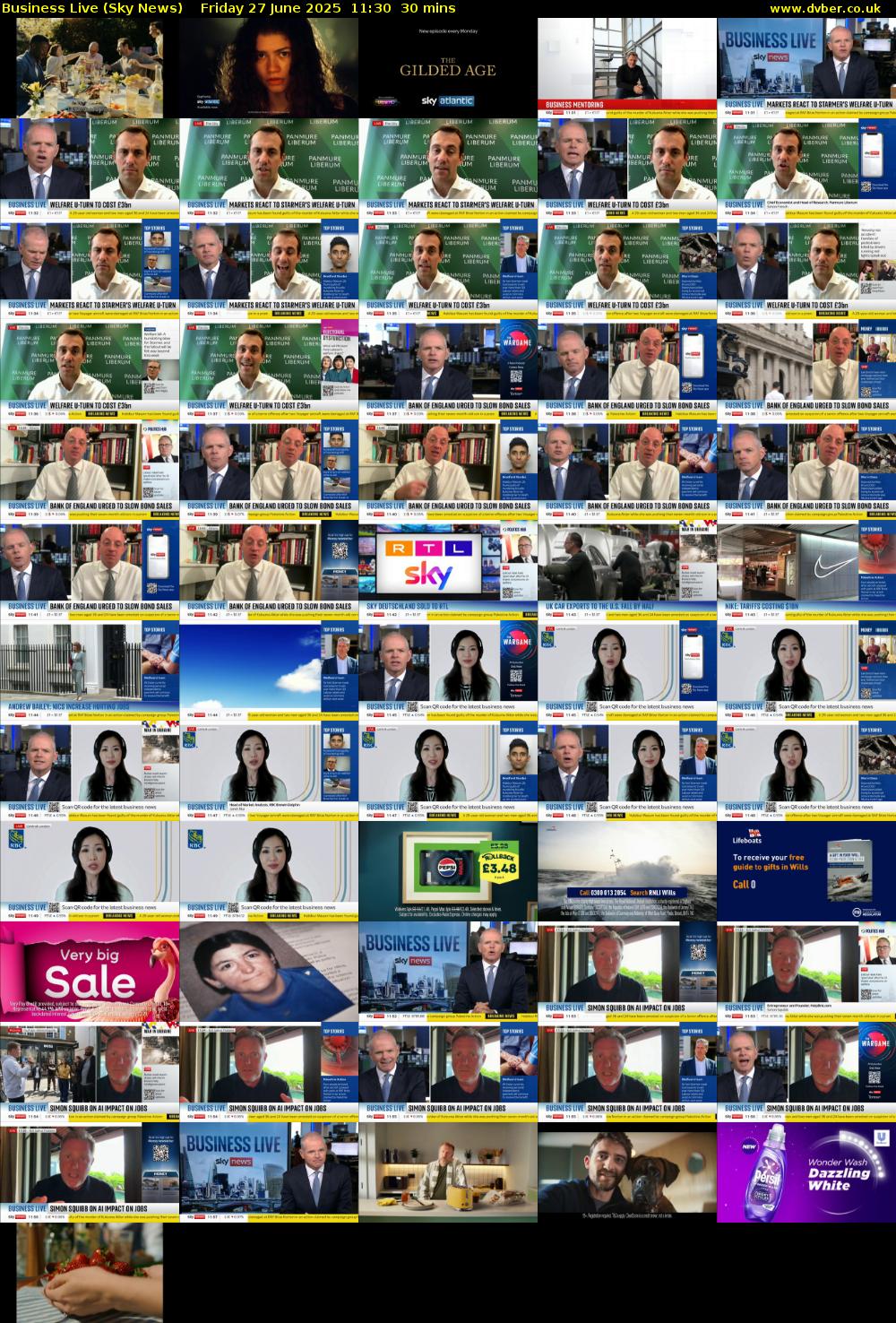 Business Live (Sky News) Friday 27 June 2025 11:30 - 12:00