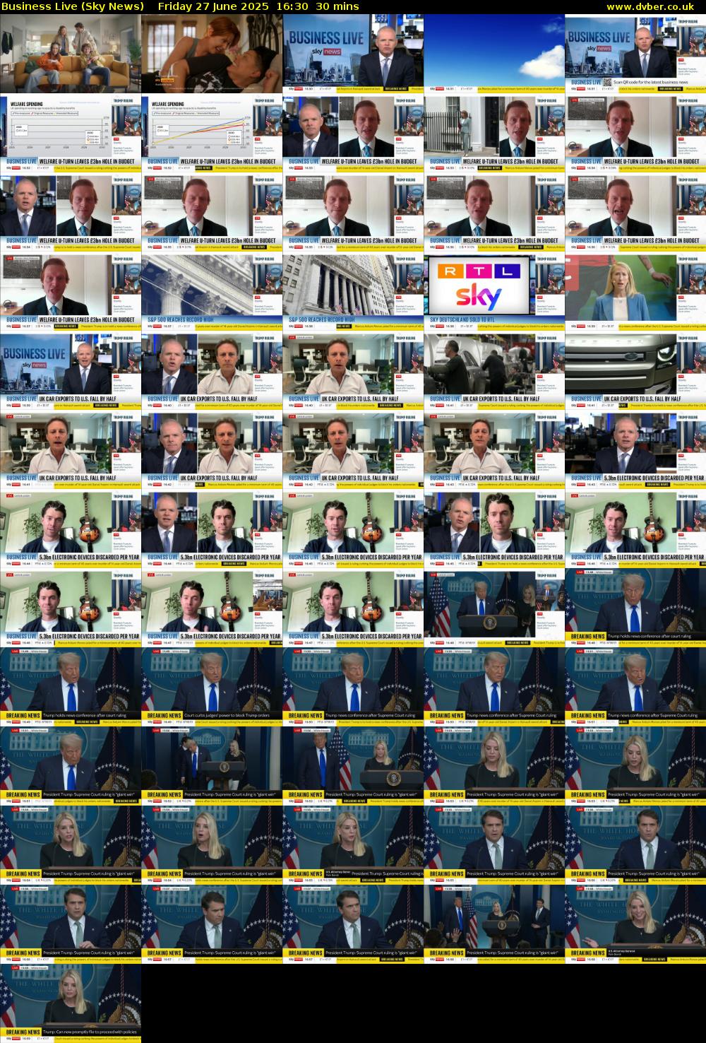Business Live (Sky News) Friday 27 June 2025 16:30 - 17:00