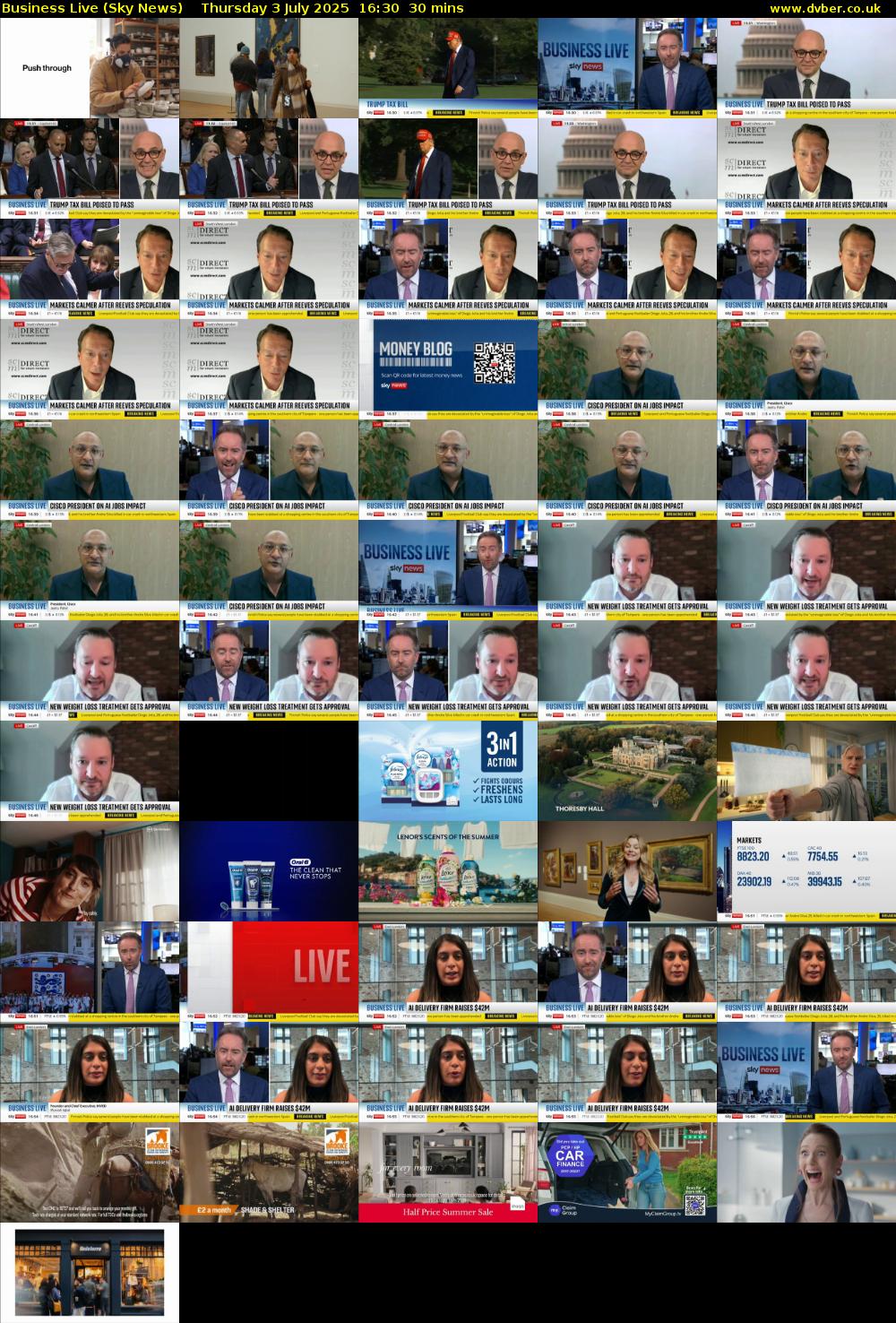 Business Live (Sky News) Thursday 3 July 2025 16:30 - 17:00