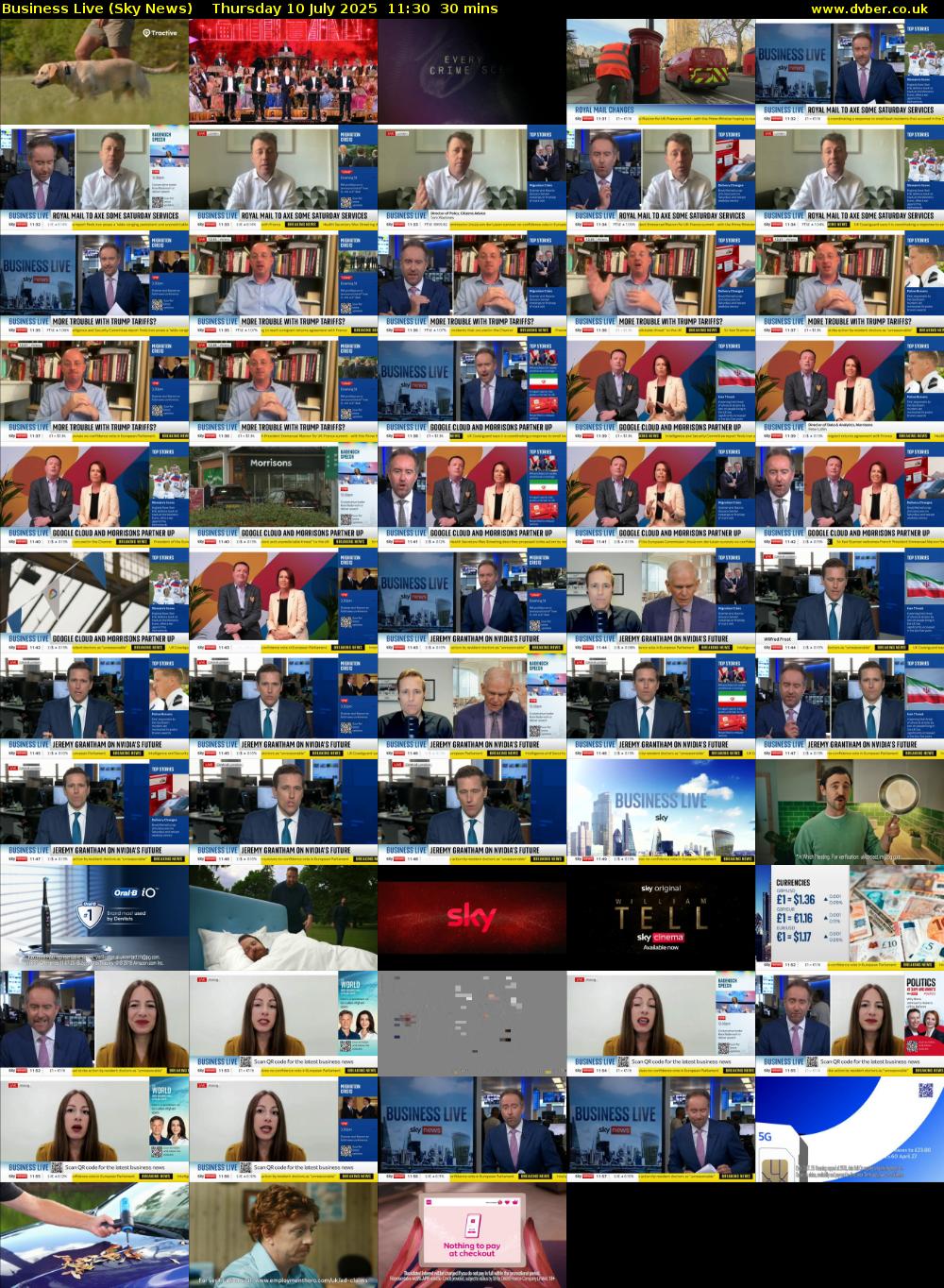 Business Live (Sky News) Thursday 10 July 2025 11:30 - 12:00