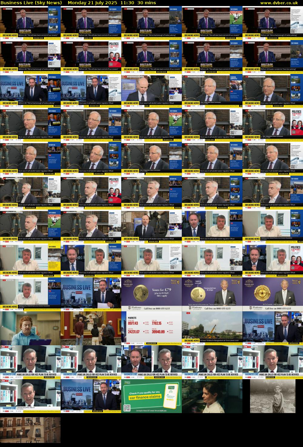 Business Live (Sky News) Monday 21 July 2025 11:30 - 12:00