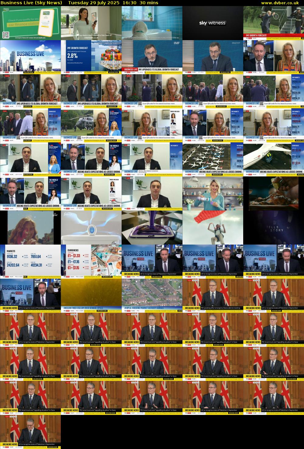 Business Live (Sky News) Tuesday 29 July 2025 16:30 - 17:00