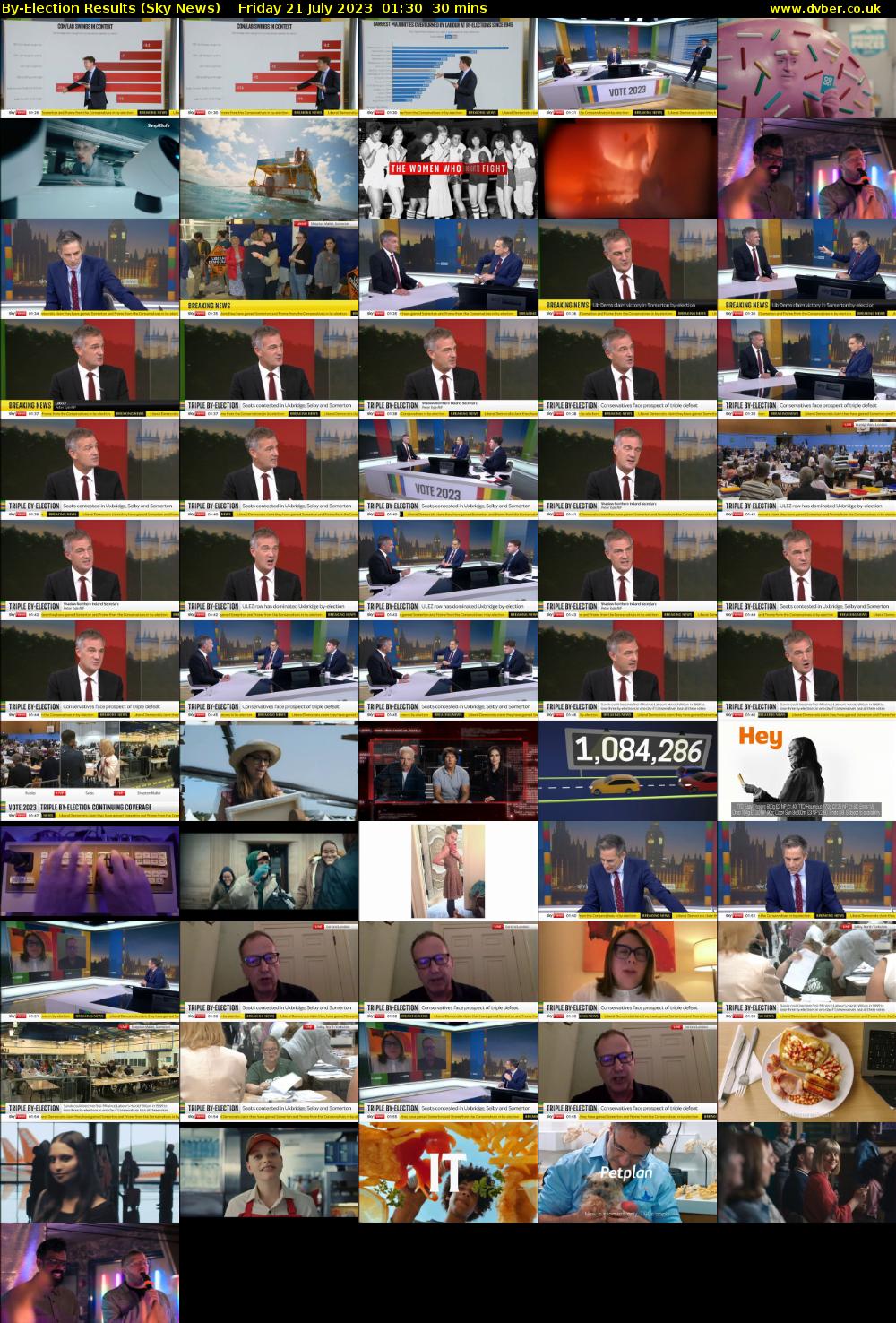 By-Election Results (Sky News) Friday 21 July 2023 01:30 - 02:00