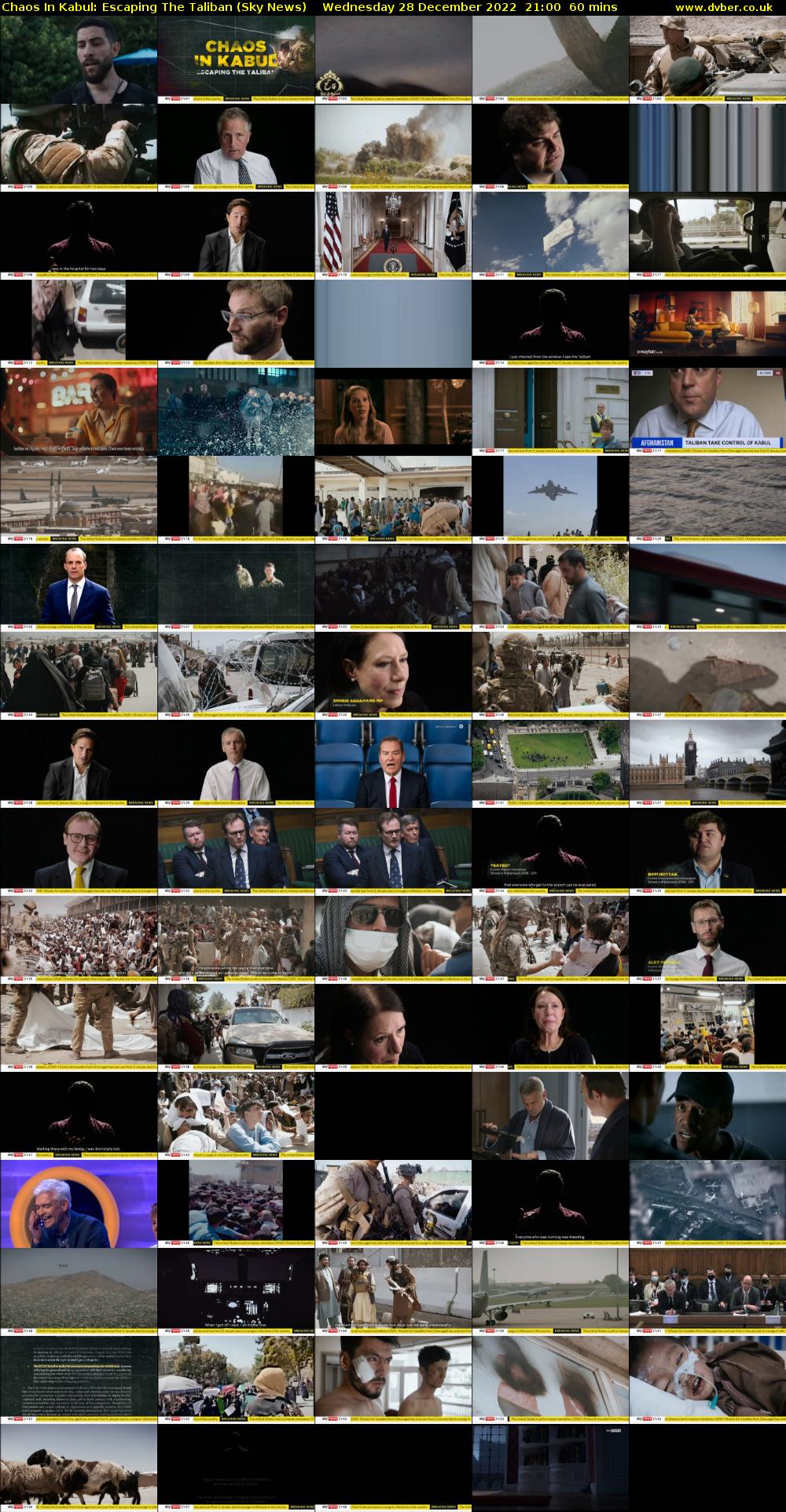 Chaos In Kabul: Escaping The Taliban (Sky News) Wednesday 28 December 2022 21:00 - 22:00