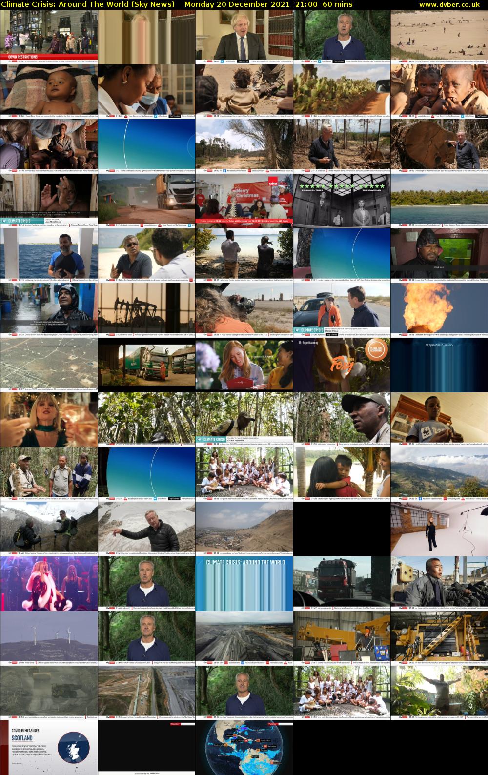 Climate Crisis: Around The World (Sky News) Monday 20 December 2021 21:00 - 22:00