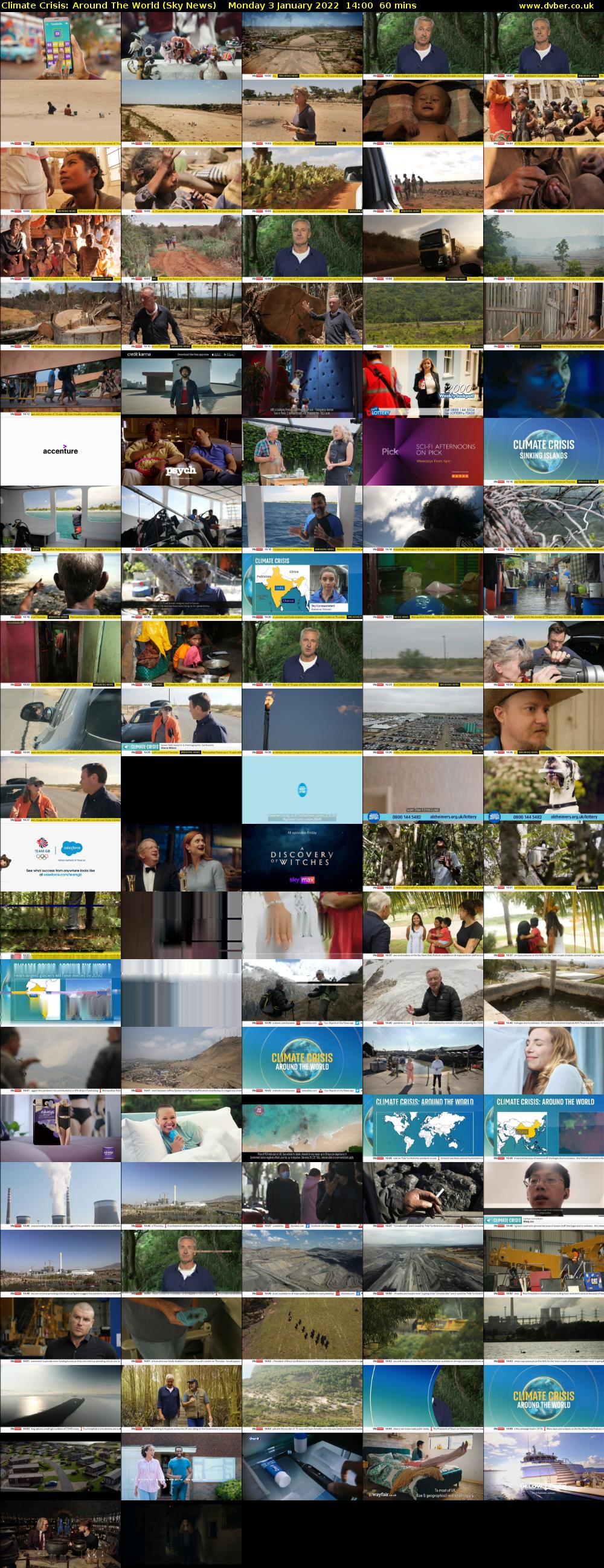 Climate Crisis: Around The World (Sky News) Monday 3 January 2022 14:00 - 15:00