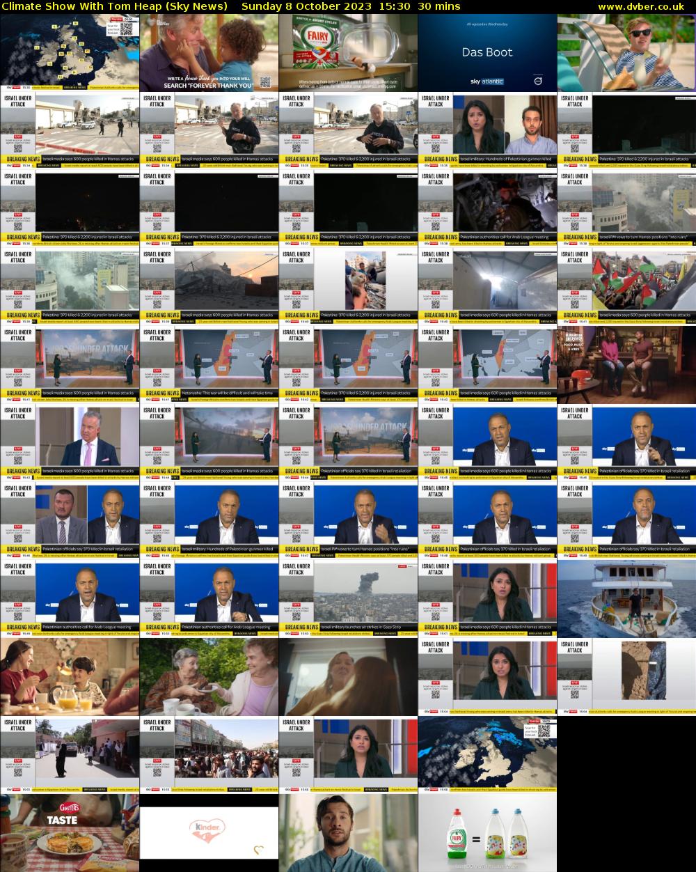 Climate Show With Tom Heap (Sky News) Sunday 8 October 2023 15:30 - 16:00