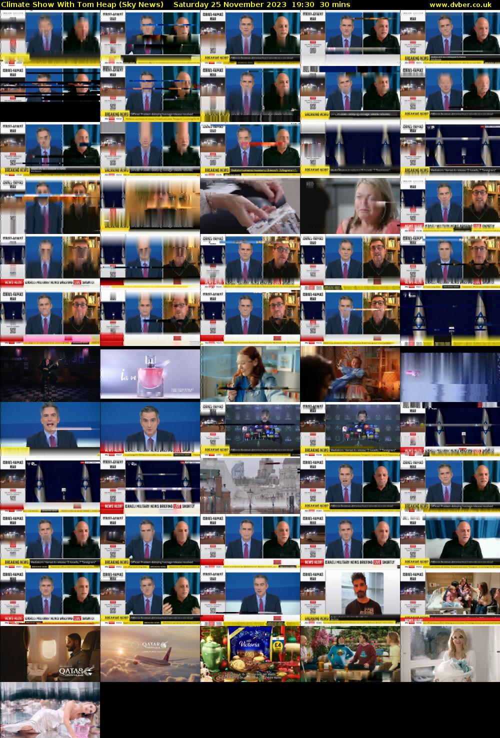 Climate Show With Tom Heap (Sky News) Saturday 25 November 2023 19:30 - 20:00