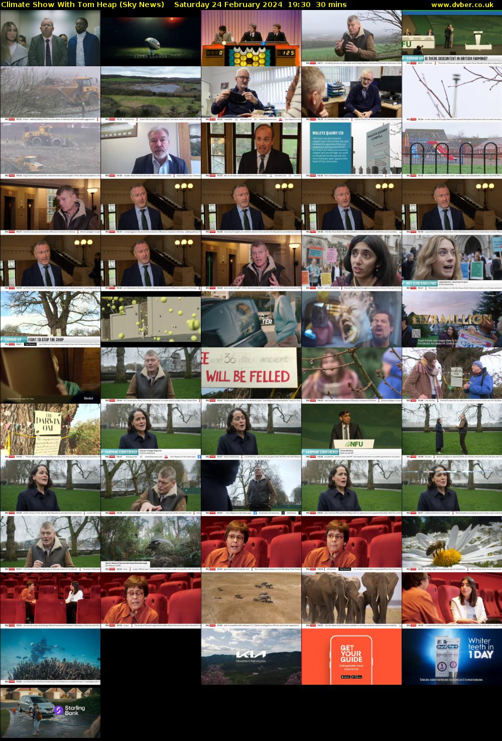Climate Show With Tom Heap (Sky News) Saturday 24 February 2024 19:30 - 20:00