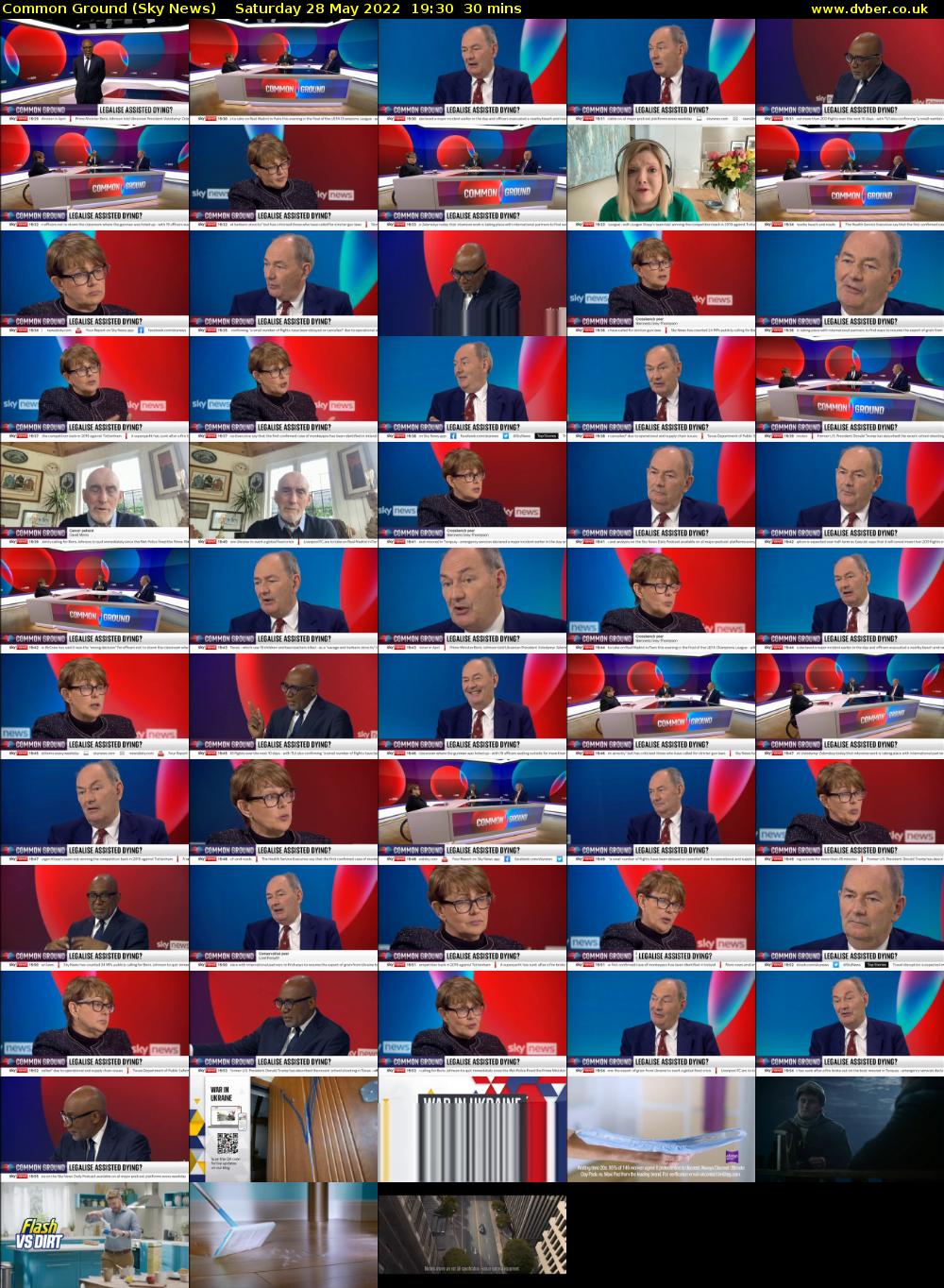 Common Ground (Sky News) Saturday 28 May 2022 19:30 - 20:00