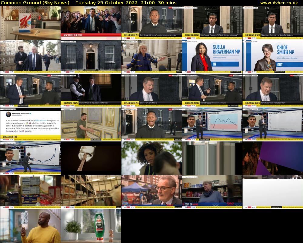 Common Ground (Sky News) Tuesday 25 October 2022 21:00 - 21:30
