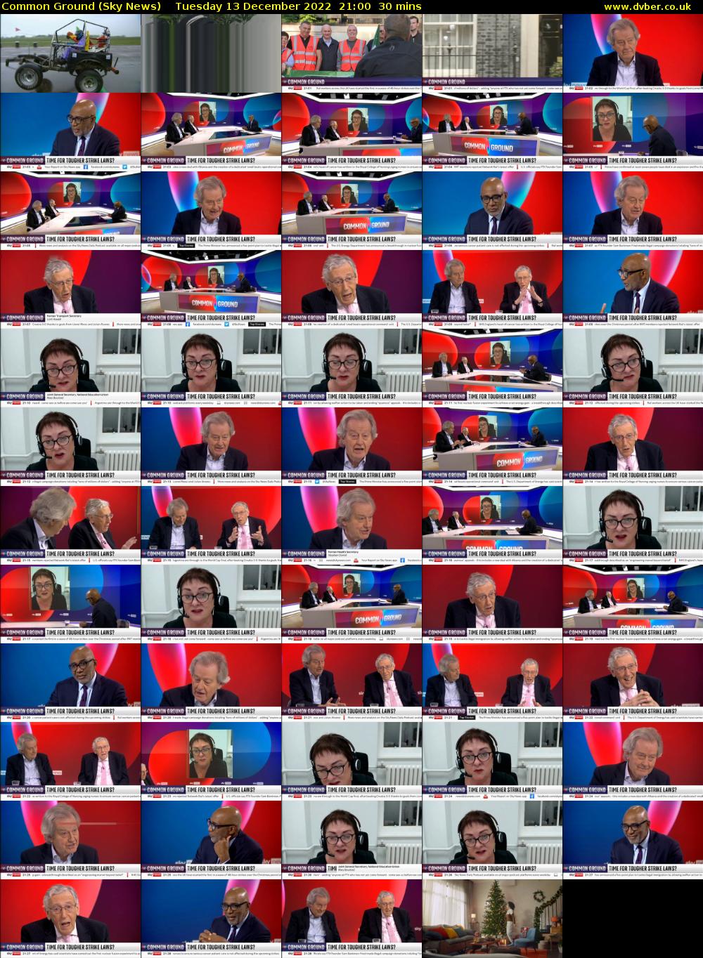 Common Ground (Sky News) Tuesday 13 December 2022 21:00 - 21:30