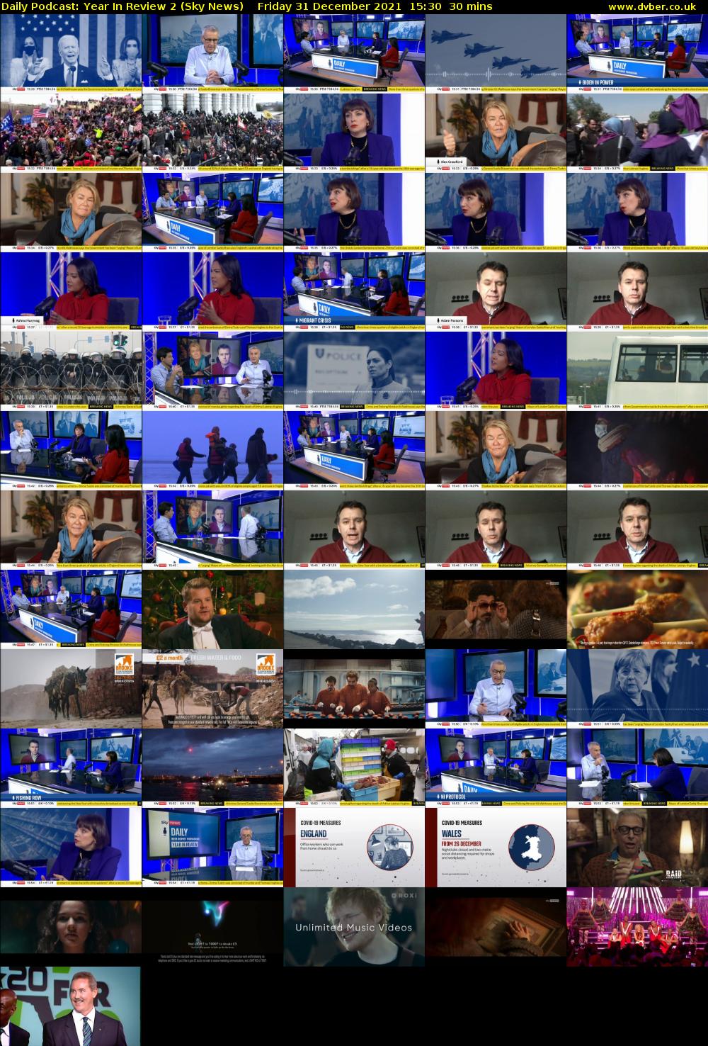 Daily Podcast: Year In Review 2 (Sky News) Friday 31 December 2021 15:30 - 16:00