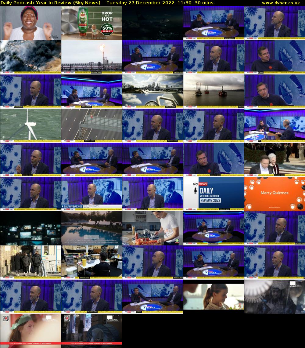 Daily Podcast: Year In Review (Sky News) Tuesday 27 December 2022 11:30 - 12:00