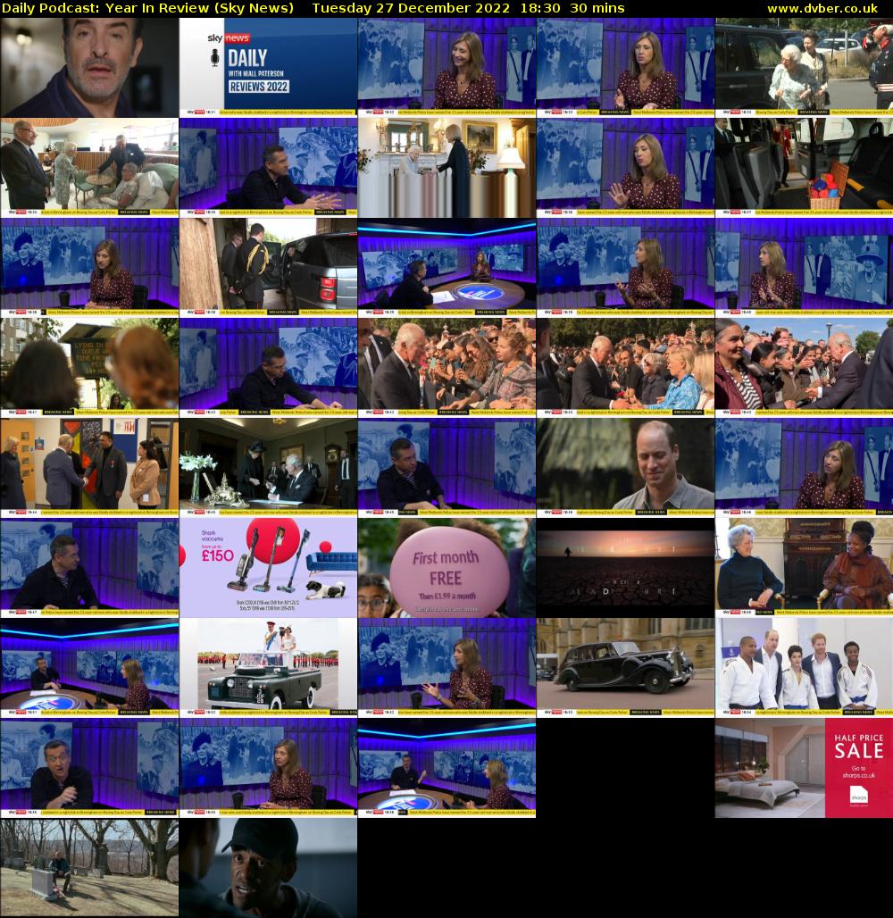 Daily Podcast: Year In Review (Sky News) Tuesday 27 December 2022 18:30 - 19:00