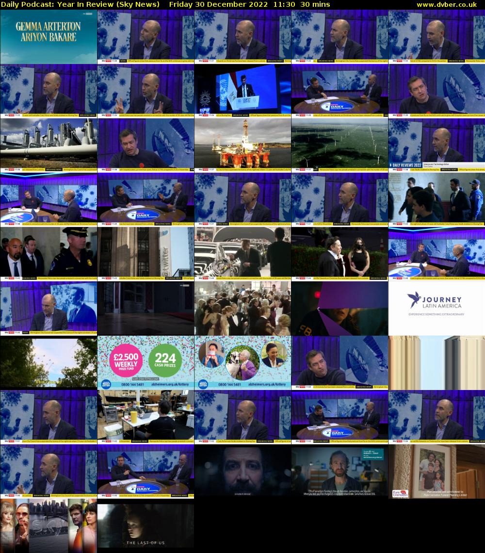 Daily Podcast: Year In Review (Sky News) Friday 30 December 2022 11:30 - 12:00
