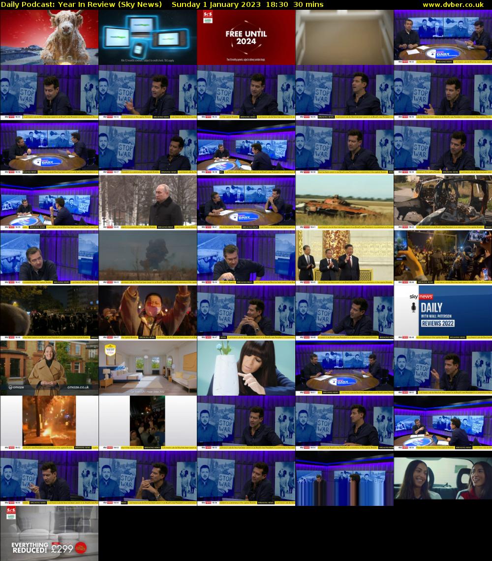 Daily Podcast: Year In Review (Sky News) Sunday 1 January 2023 18:30 - 19:00