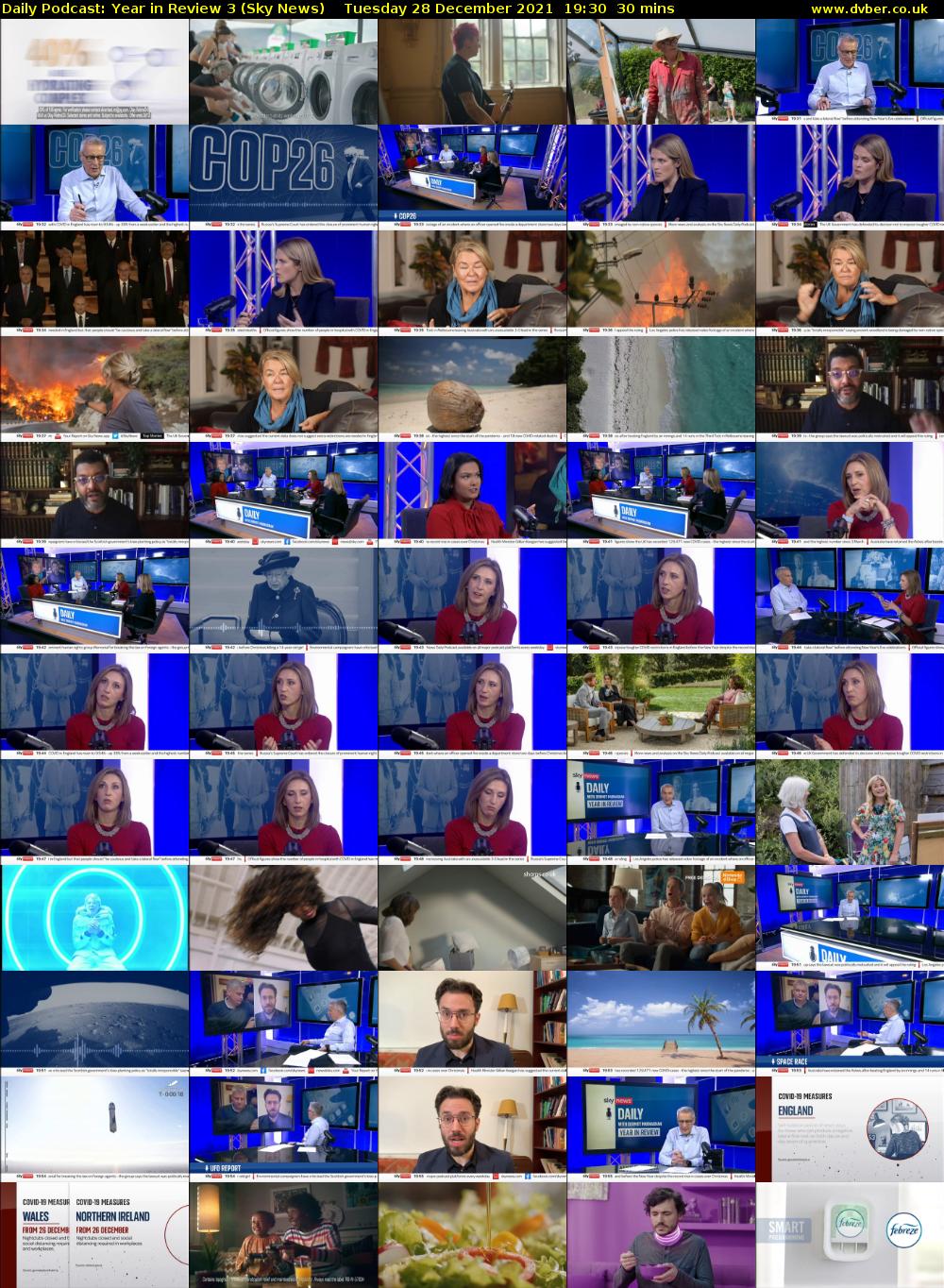 Daily Podcast: Year in Review 3 (Sky News) Tuesday 28 December 2021 19:30 - 20:00