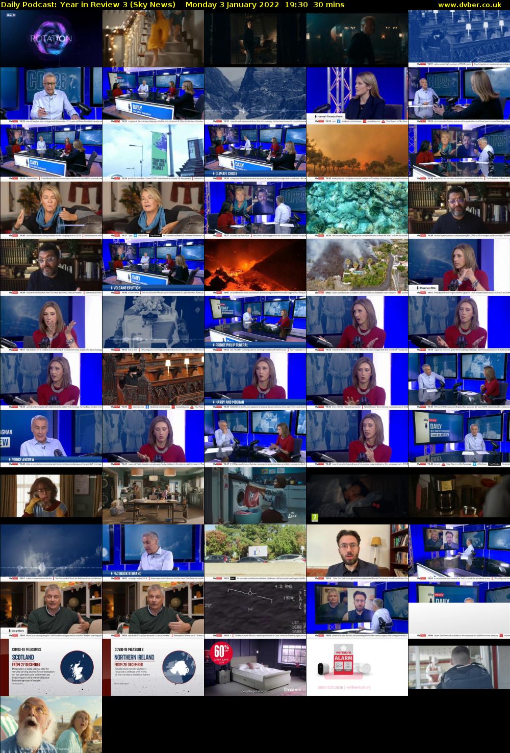 Daily Podcast: Year in Review 3 (Sky News) Monday 3 January 2022 19:30 - 20:00