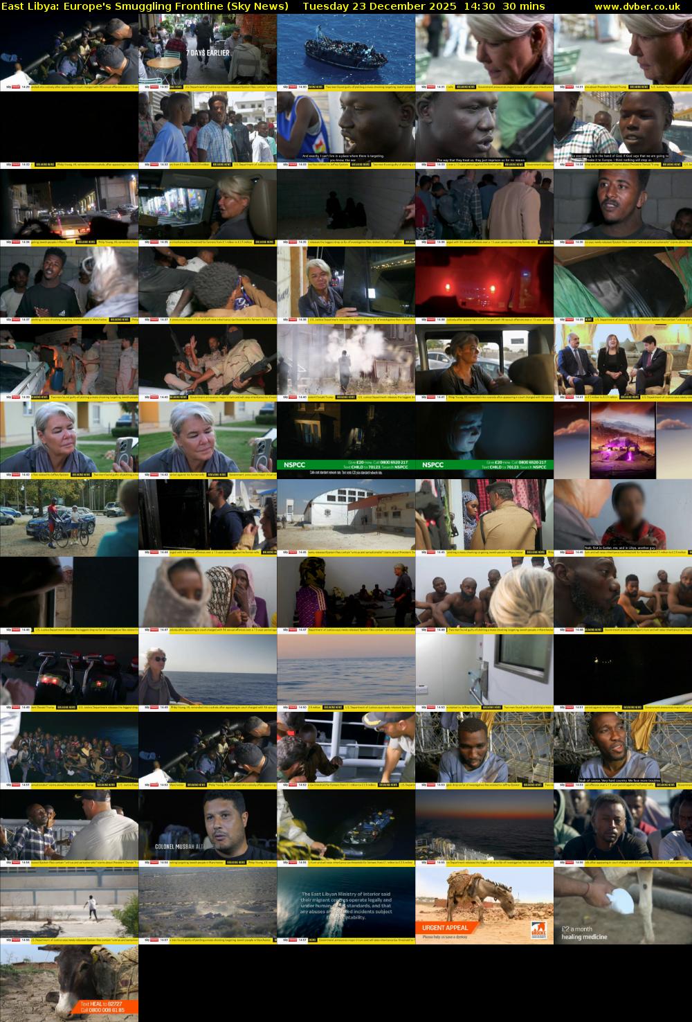 East Libya: Europe's Smuggling Frontline (Sky News) Tuesday 23 December 2025 14:30 - 15:00