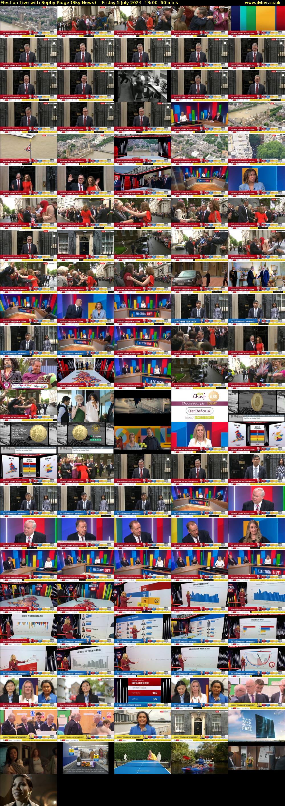 Election Live with Sophy Ridge (Sky News) Friday 5 July 2024 13:00 - 14:00