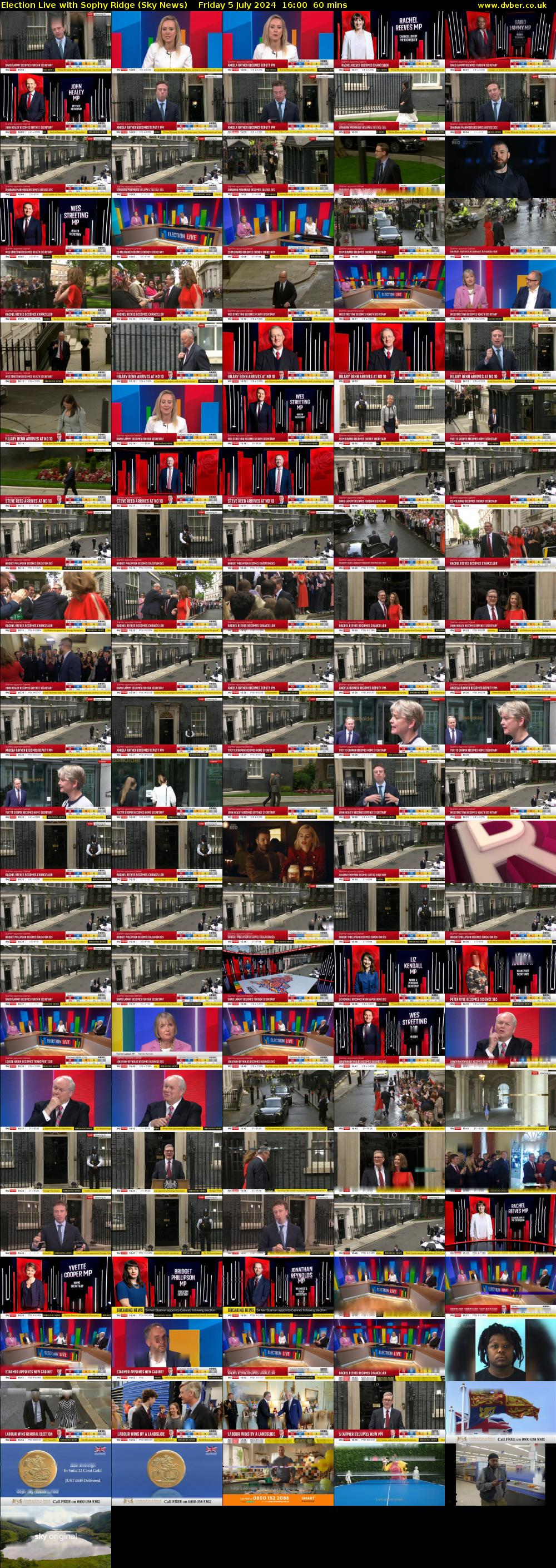 Election Live with Sophy Ridge (Sky News) Friday 5 July 2024 16:00 - 17:00