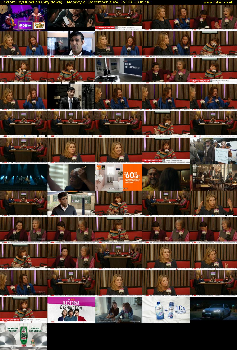 Electoral Dysfunction (Sky News) Monday 23 December 2024 19:30 - 20:00