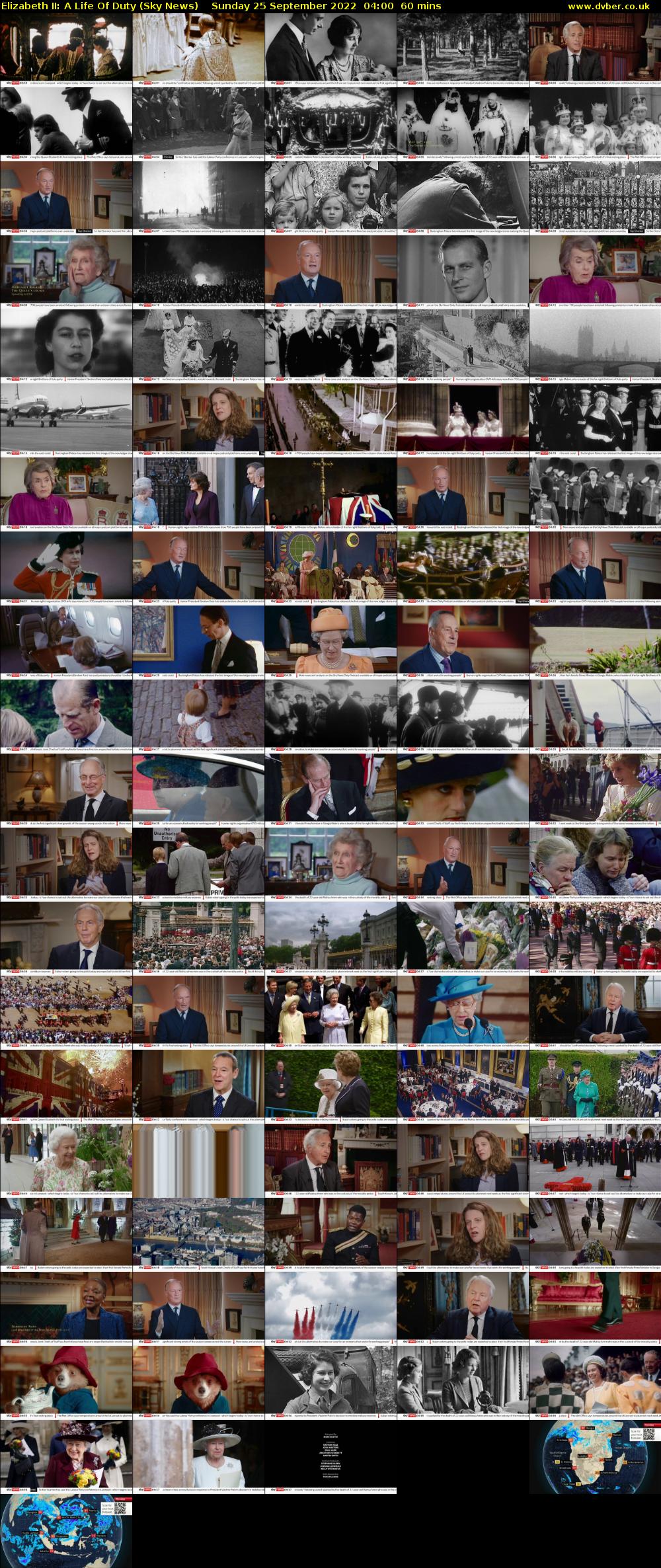 Elizabeth II: A Life Of Duty (Sky News) Sunday 25 September 2022 04:00 - 05:00