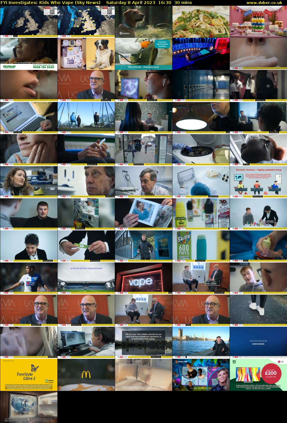 FYI Investigates: Kids Who Vape (Sky News) Saturday 8 April 2023 16:30 - 17:00