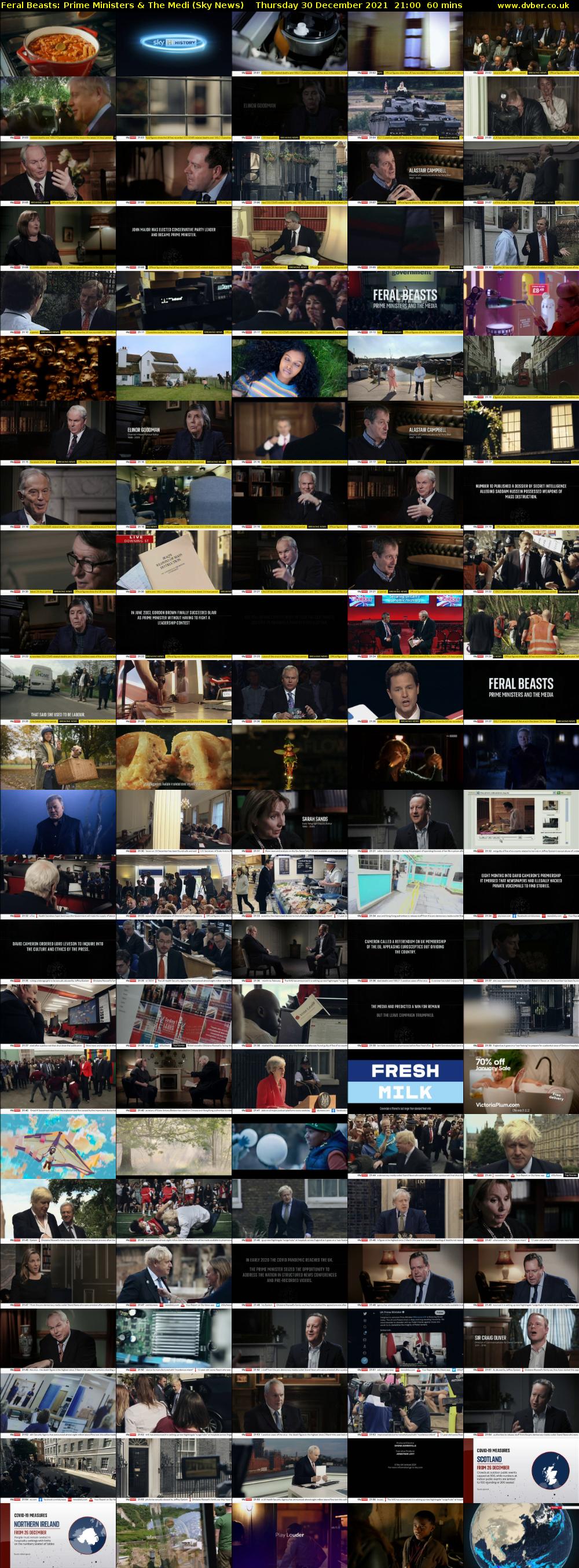 Feral Beasts: Prime Ministers & The Medi (Sky News) Thursday 30 December 2021 21:00 - 22:00