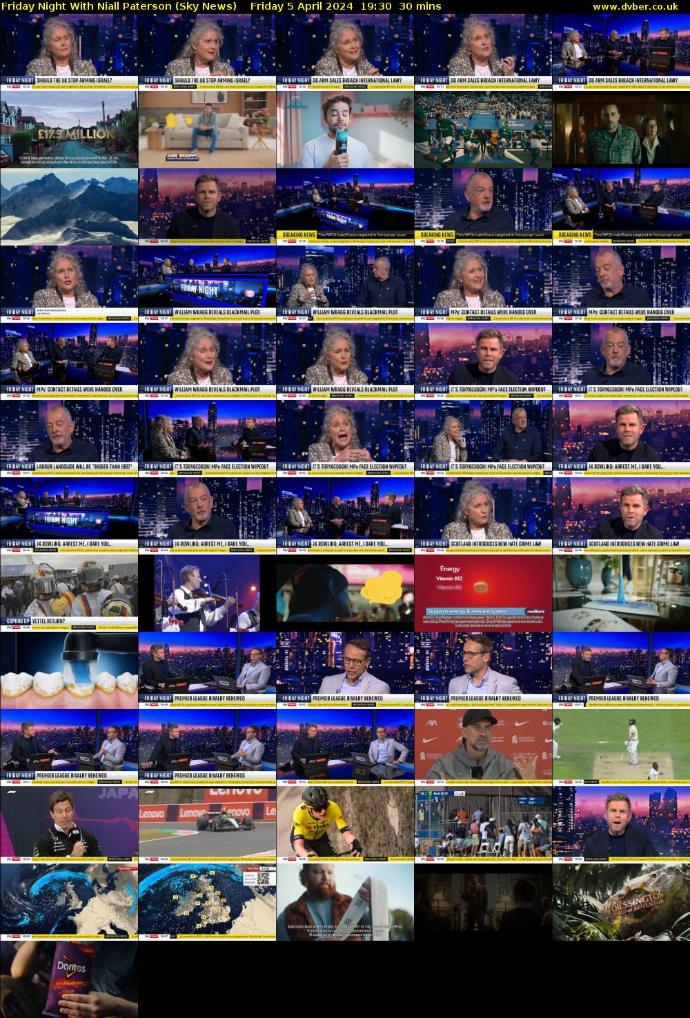 Friday Night With Niall Paterson (Sky News) Friday 5 April 2024 19:30 - 20:00