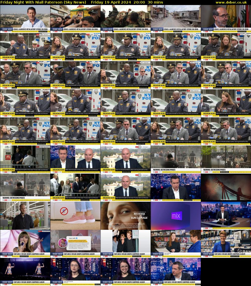 Friday Night With Niall Paterson (Sky News) Friday 19 April 2024 20:00 - 20:30