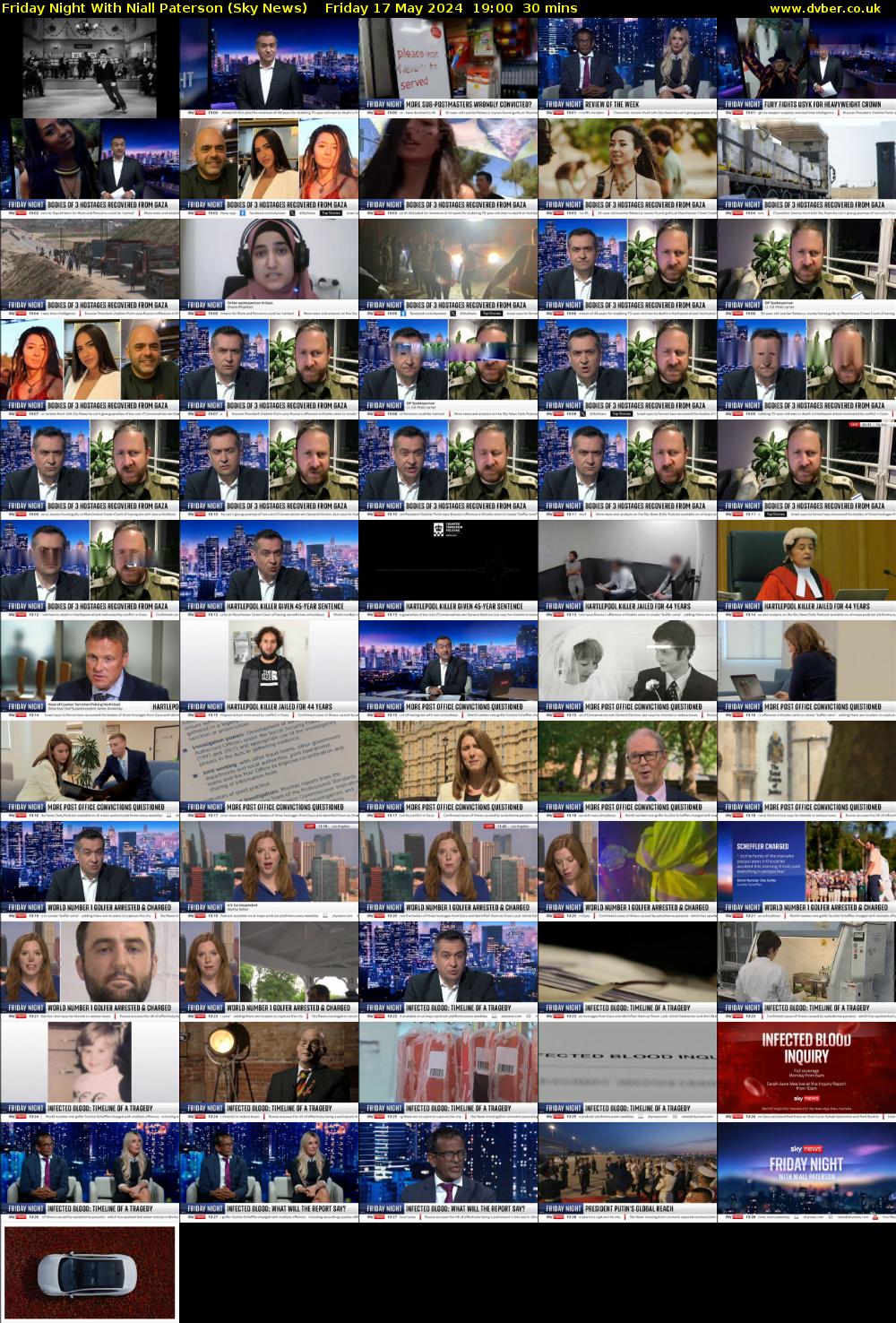 Friday Night With Niall Paterson (Sky News) Friday 17 May 2024 19:00 - 19:30