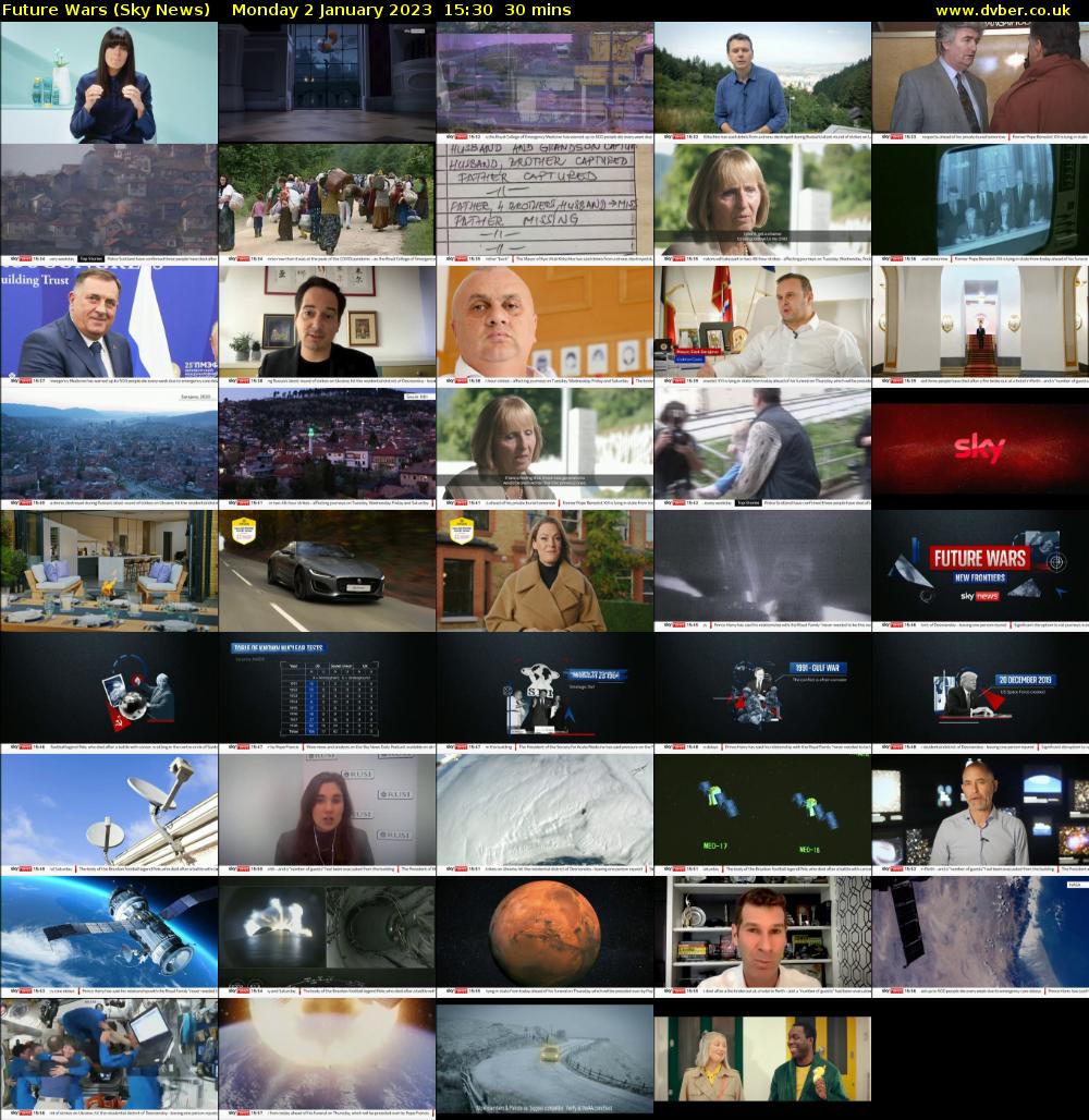 Future Wars (Sky News) Monday 2 January 2023 15:30 - 16:00