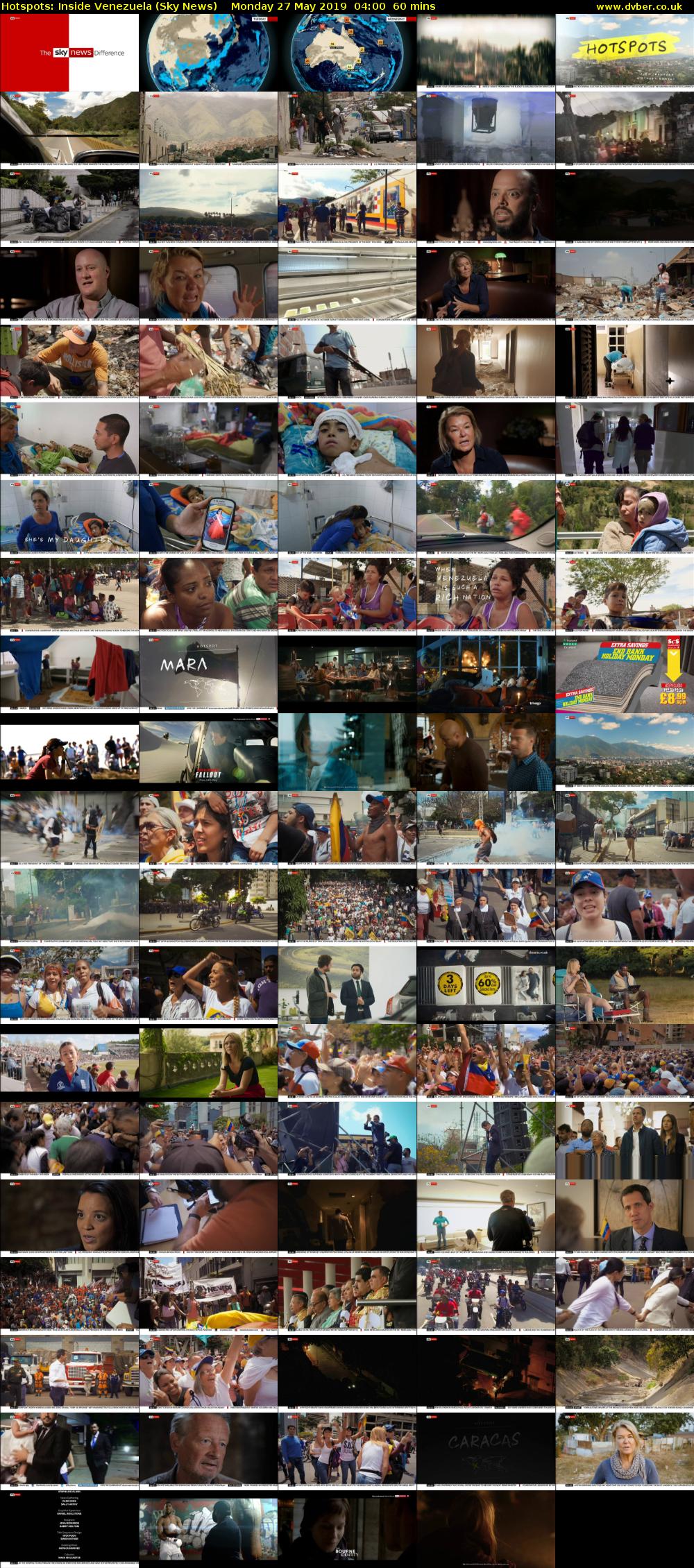 Hotspots: Inside Venezuela (Sky News) Monday 27 May 2019 04:00 - 05:00