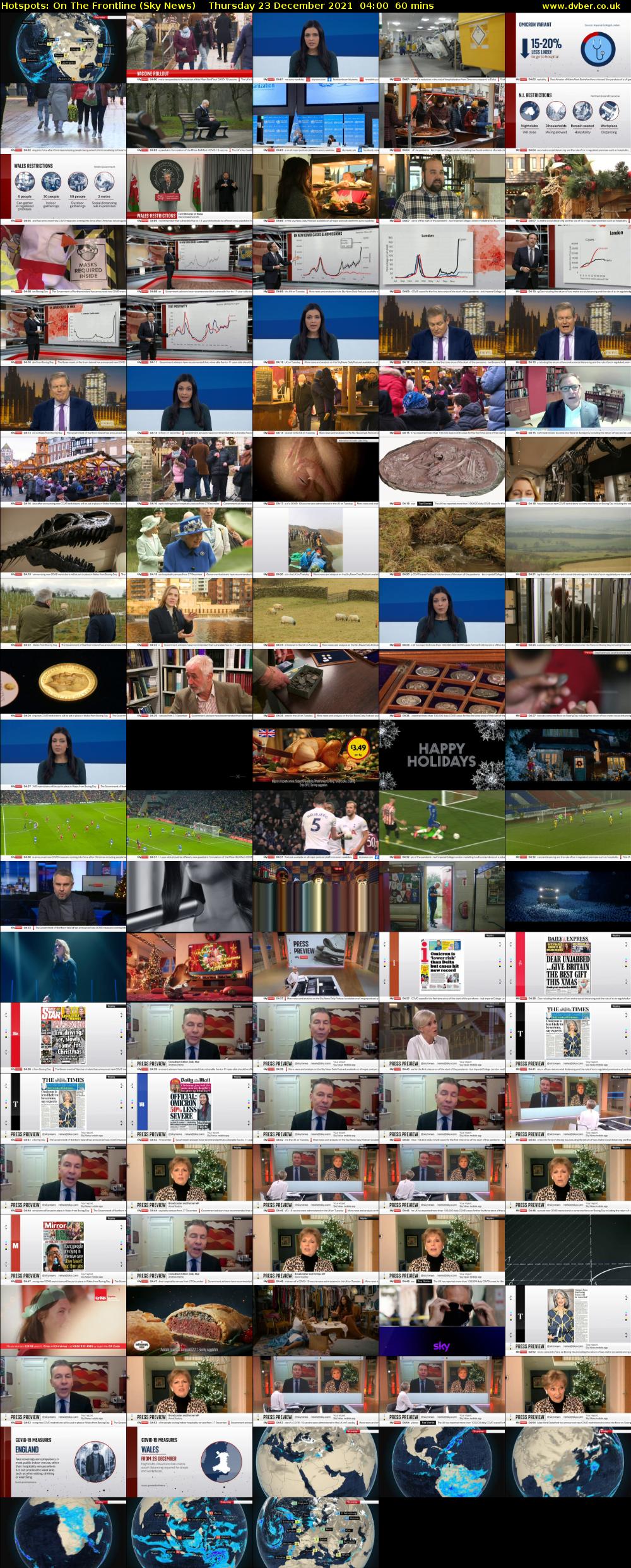 Hotspots: On The Frontline (Sky News) Thursday 23 December 2021 04:00 - 05:00