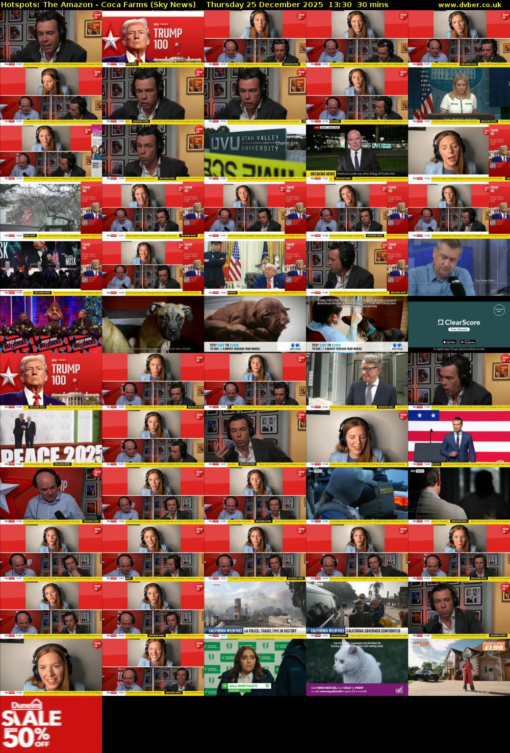Hotspots: The Amazon - Coca Farms (Sky News) Thursday 25 December 2025 13:30 - 14:00