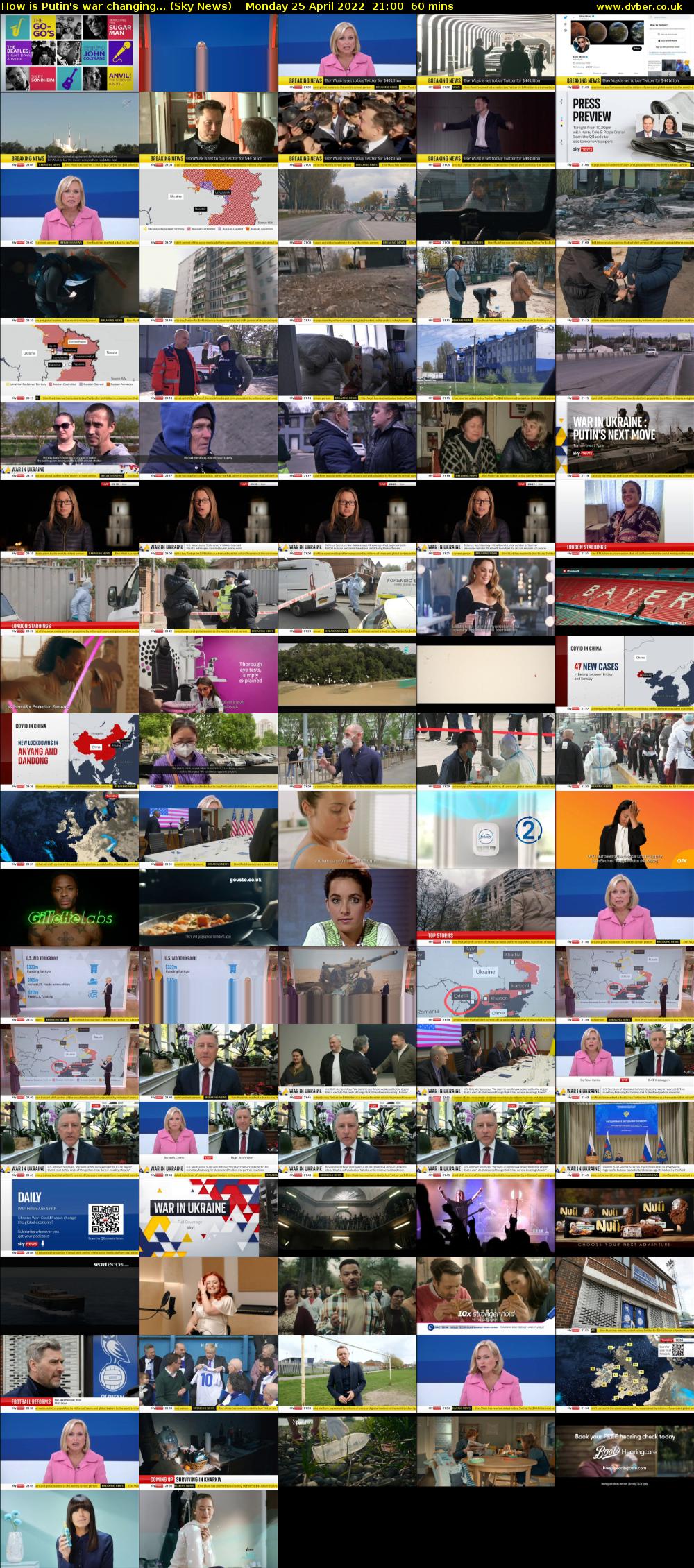 How is Putin's war changing... (Sky News) Monday 25 April 2022 21:00 - 22:00