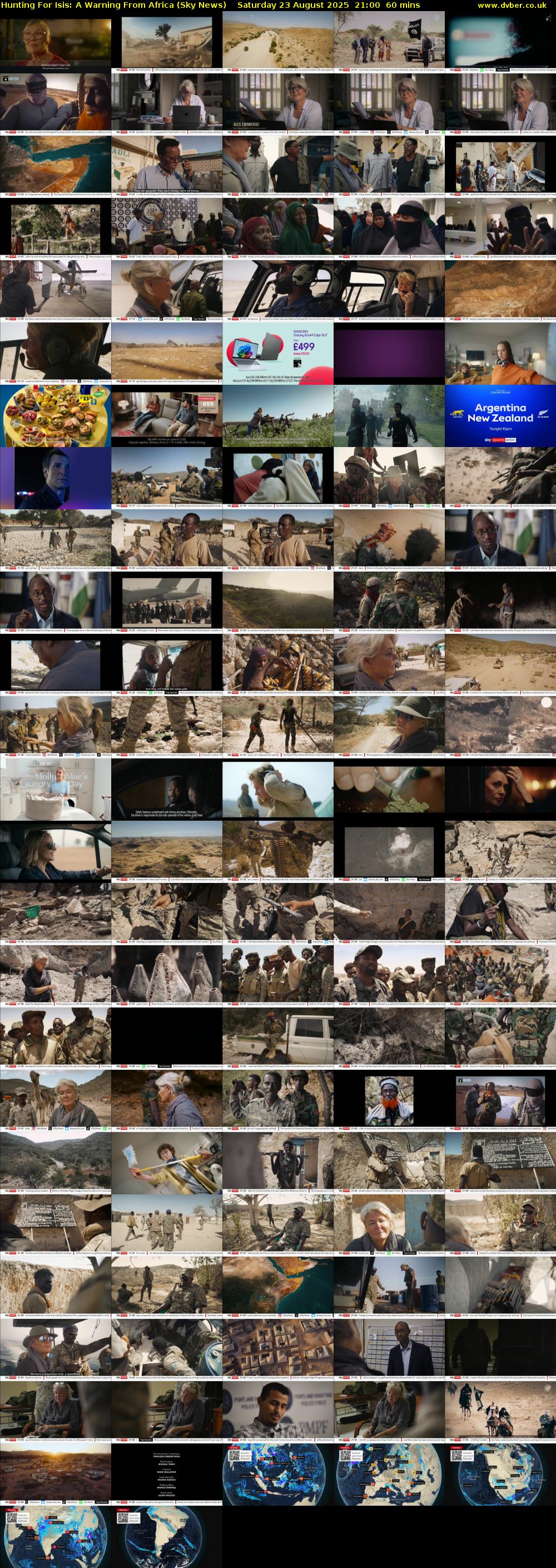 Hunting For Isis: A Warning From Africa (Sky News) Saturday 23 August 2025 21:00 - 22:00