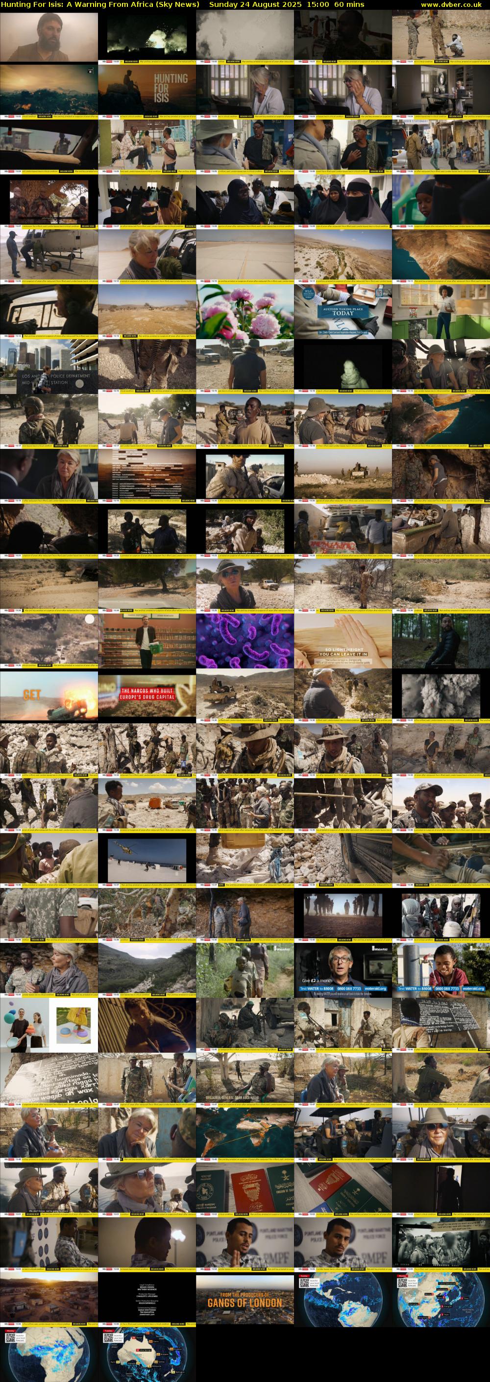 Hunting For Isis: A Warning From Africa (Sky News) Sunday 24 August 2025 15:00 - 16:00